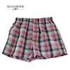 Shanboer 4PCS/lot Mens Underwear Boxers Loose Shorts Men'S Panties Cotton male Large classic Plaid Arrow Pants Plus Size 4XL ► Photo 3/6