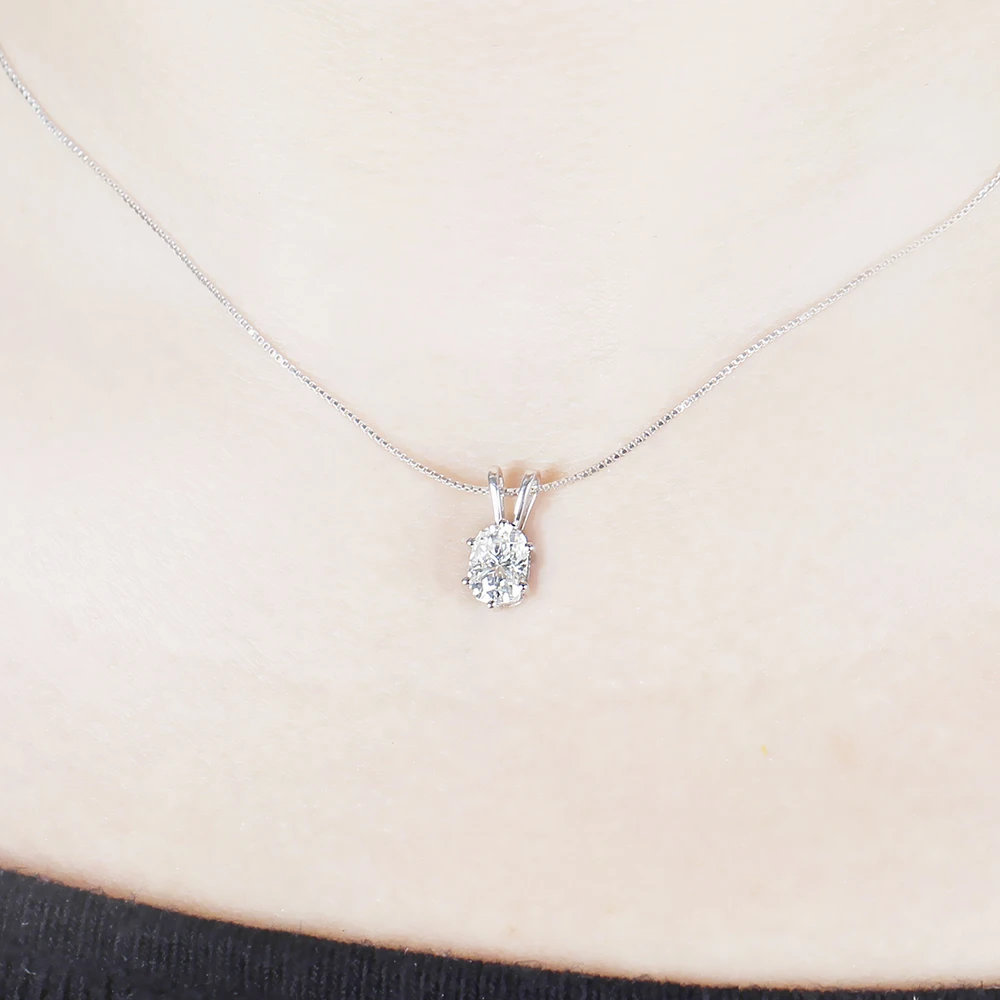 oval moissanite pendant necklace (7)
