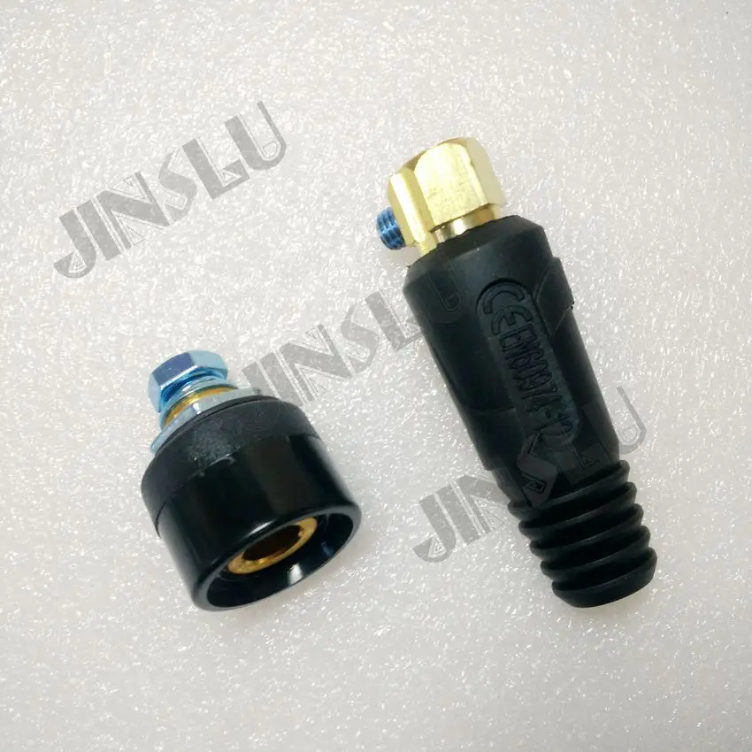 

5 SETS of Trafimet Style Cable Connector plug + Euro style 35-50 connector socket, male and female plug