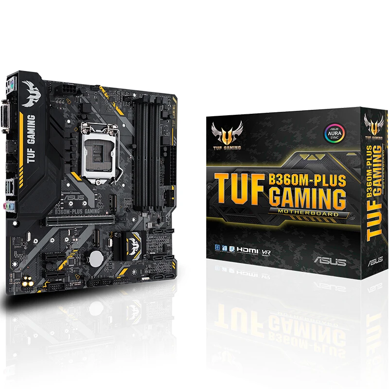Новая игровая материнская плата для Asus TUF B360 Socket LGA 1151 i7 i5 i3 DDR4 PCI E SATA USB 3 0 с
