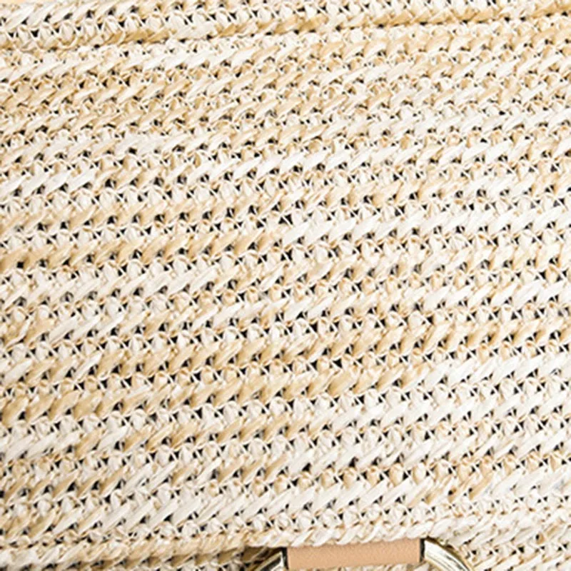Women Summer Beach Straw Bags Female INS Popular Handbag Fashion Lady Shoulder Bag Ring Travel Knitted Crossbody Bolsa SS3171 (3)