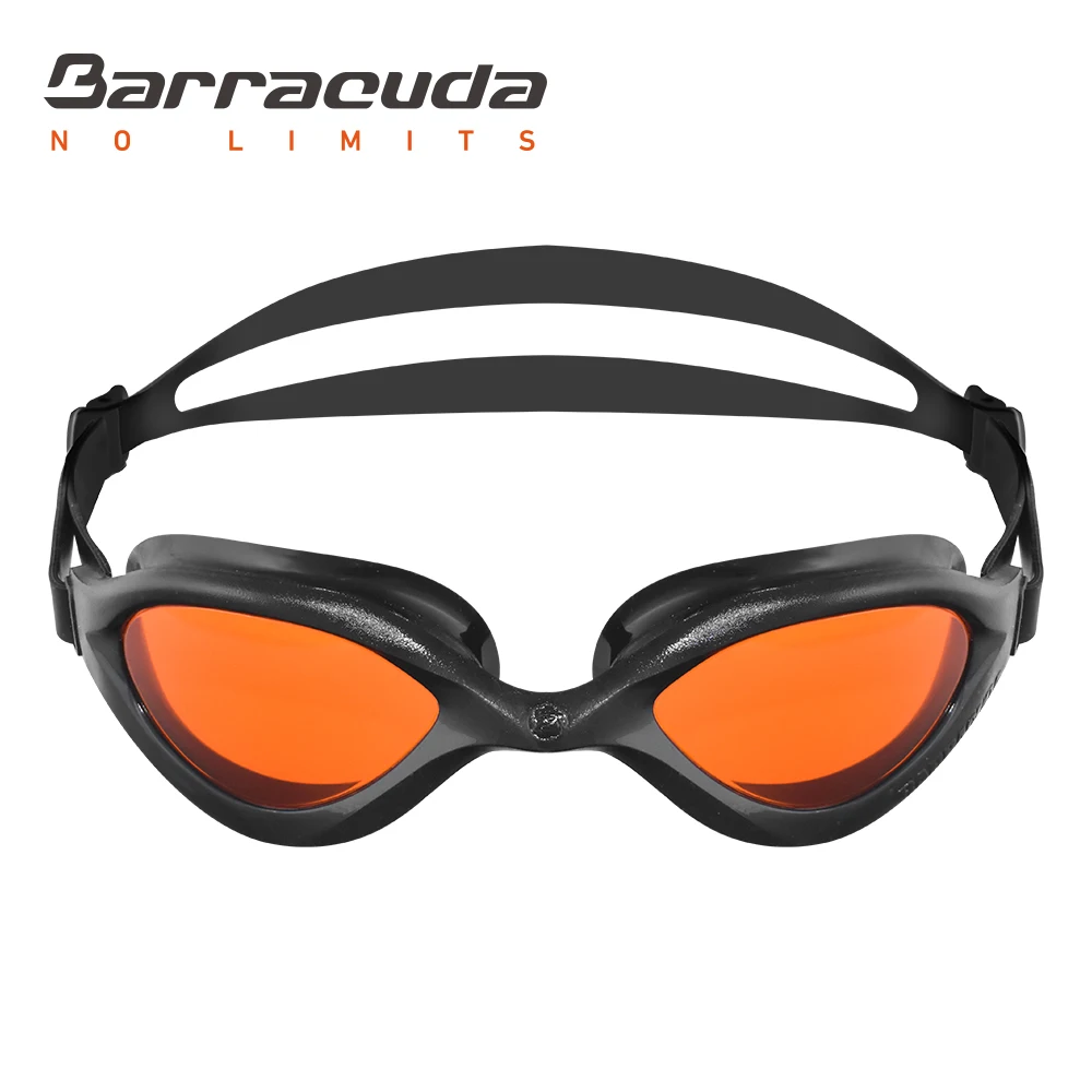 Barracuda Swimming Goggles Anti-Fog UV Protection Triathlon Adults #73320 Black 