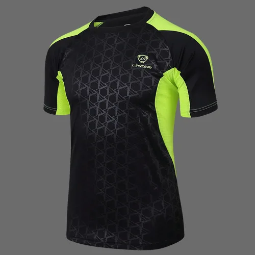 

New Quick Dry Compression Men's Short Sleeve T-Shirts High Quanlity Breathable Training Fitness Clothes Elastic T-Shirt