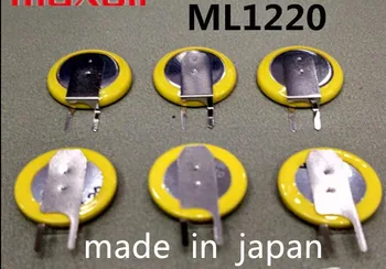 

10PCS Japan ML1220 3V rechargeable laptop motherboard battery instead of CR1220 with soldering feet