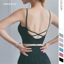 Спортивный бюстгальтер крест-накрест короткий топ большого размера для фитнеса для йоги для спортзала активная одежда Высокая ударная поддержка спортивный воздушный мягкий спортивный бюстгальтер