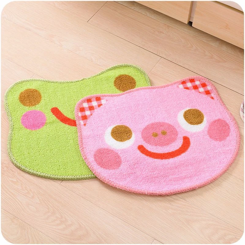 Cute cartoon creative E217 bathroom mats foyer room floor mat mat wholesalein Cleaning Cloths