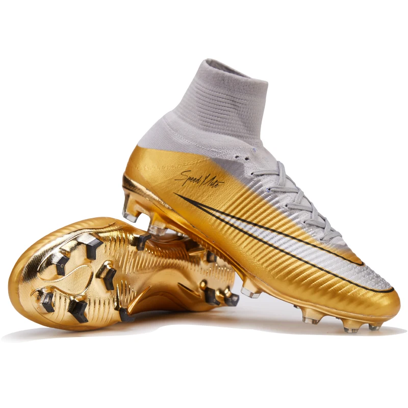 

sufei Professional Superfly Soccer Shoes Original Football Boots FG Kids High Ankle Multicolor Soccer Cleats Wholesale