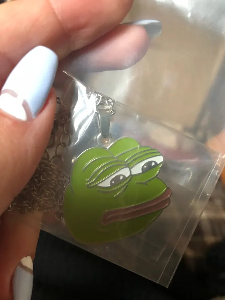 Triste PEPE Frog Collier
