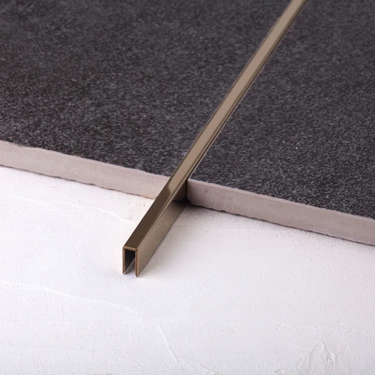 Stainless Steel SUS304 U Channel10 x 2.44m Wall Molding Outline