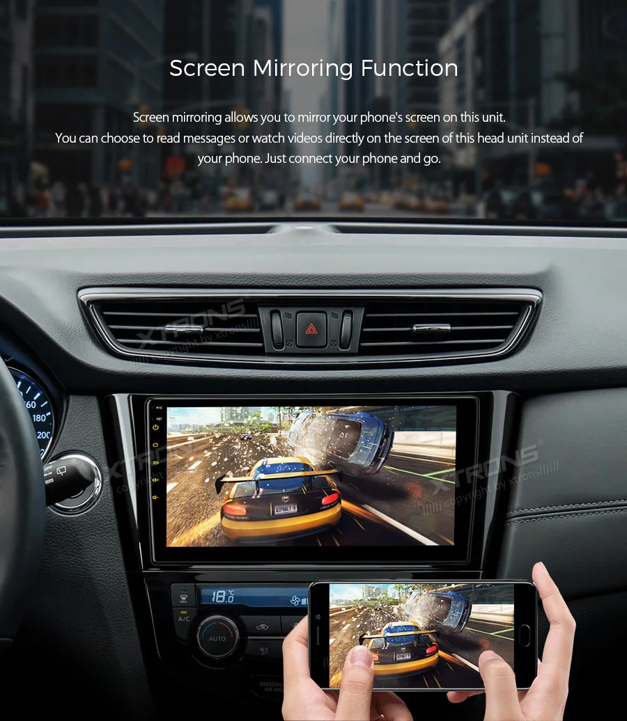Perfect XTRONS 10.1" Android 8.1 16GB ROM car Multimedia System GPS Navigation RCA for Nissan X-Trial Rogue Qashqai 2014-2018 NO DVD 12