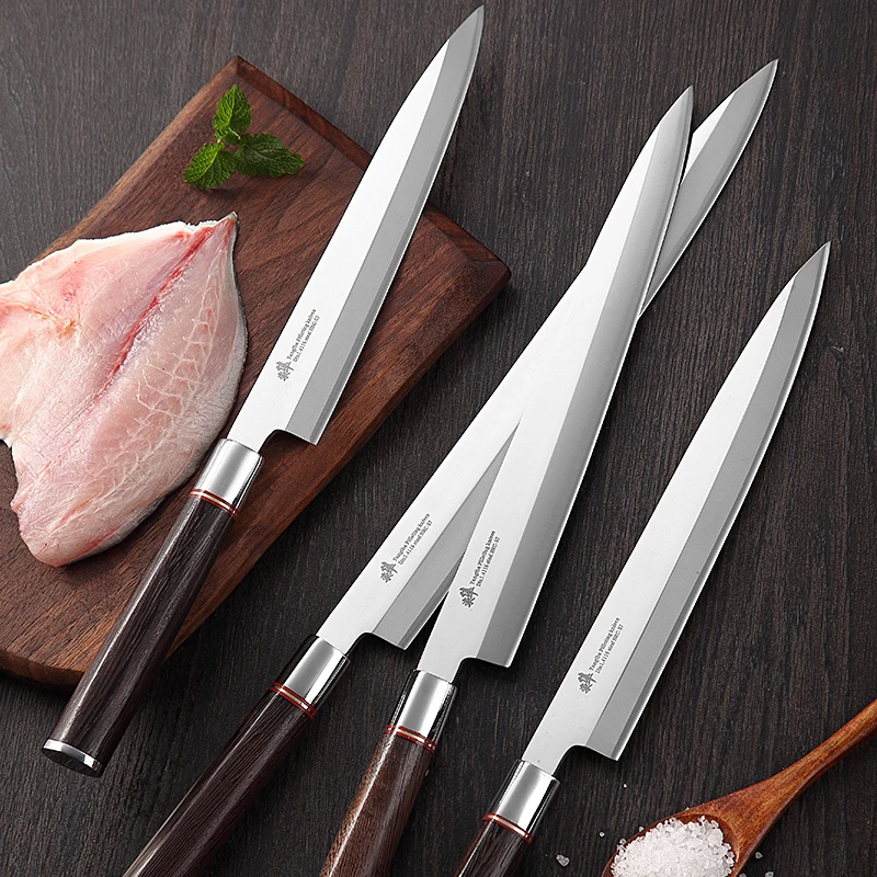 Японский сашими нож янагиба филе ножи суши Кливер лосось Sllicing мелкий пилинг производство
