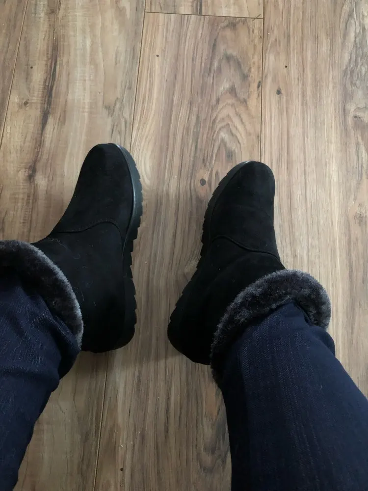 Women Snow Warm Short Fur Plush Winter Ankle Boots