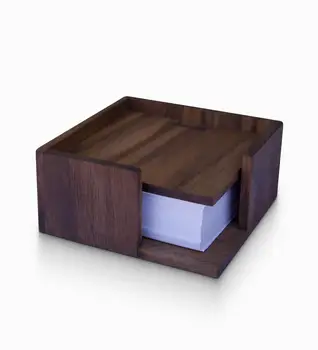 

Walnut Blocknote Paper Holder- WOODSAKA