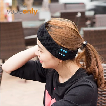 

Vapeonly Wireless Bluetooth Headphone Knitting Music Headband Headset w/ Mic for iphone7 8 Running Yoga Gym Sleep Sport Earphone