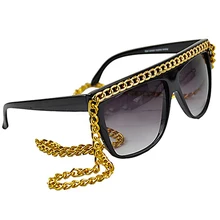 Женская цепочка для очков(черный+ золотой