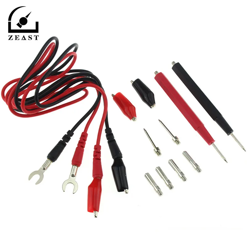 

Needle Tip Probe Test Lead Cable Kit Alligator Clip Multifunction Combination Universal Digital Multimeter Test Cabl