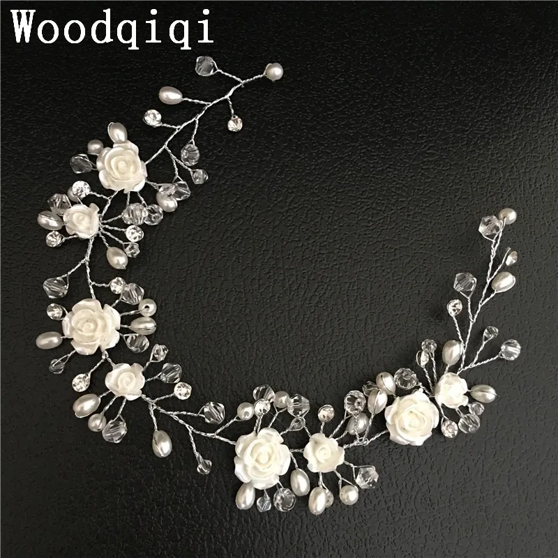 Woodqiqi 2017 Новинка Корона coroa de casamento для свадьбы горный хрусталь ободки tiaras novia acessorio