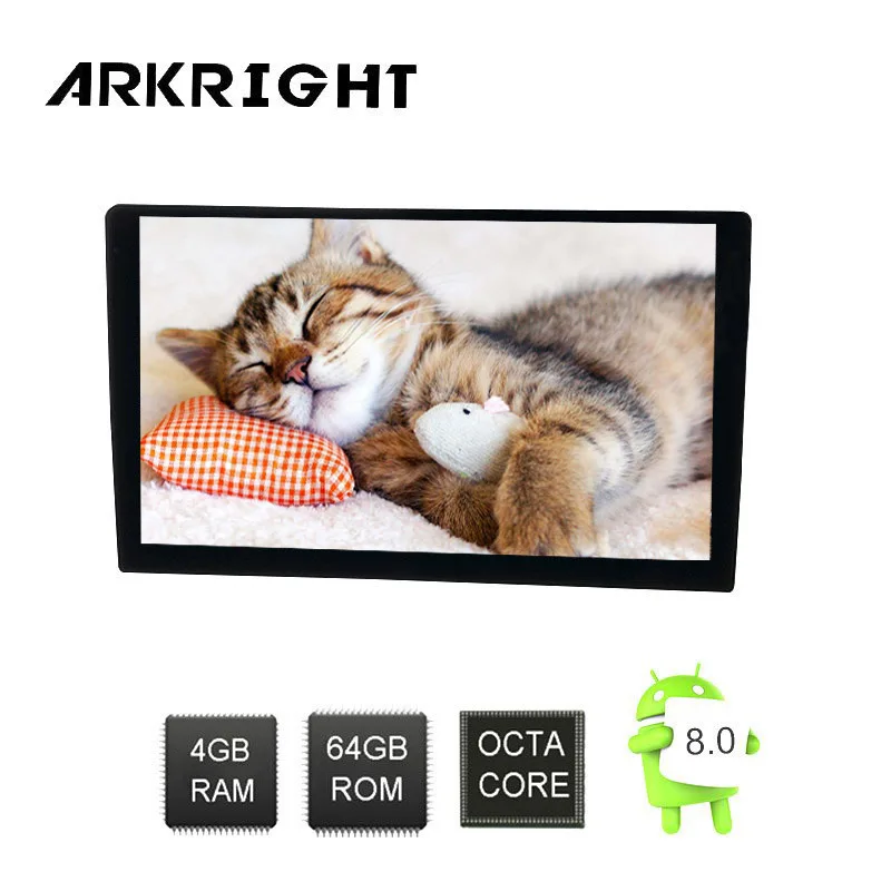 ARKRIGHT 10.1'' auto Radio IPS Screen car Stereo Player GPS Android 8.0 multimedia player Carplay For Honda Civic 2006-2011 64gb