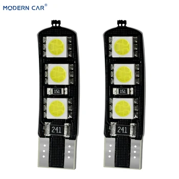 

MODERN CAR Canbus T10 6 SMD 5050 6SMD LED W5W 194 168 501 Auto Clearance LED Light Bulbs Interior Lightting Signal Reverse Lamps