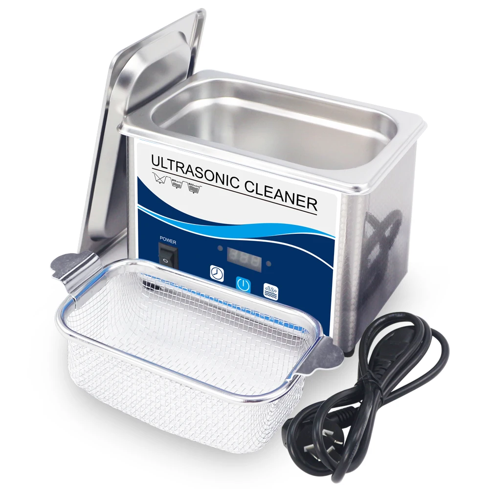 800 ml hogar limpiador ultrasónico Digital 60 W Baño de acero inoxidable 110 V 220 V Degas ultrasonido limpieza para relojes joyería - 6