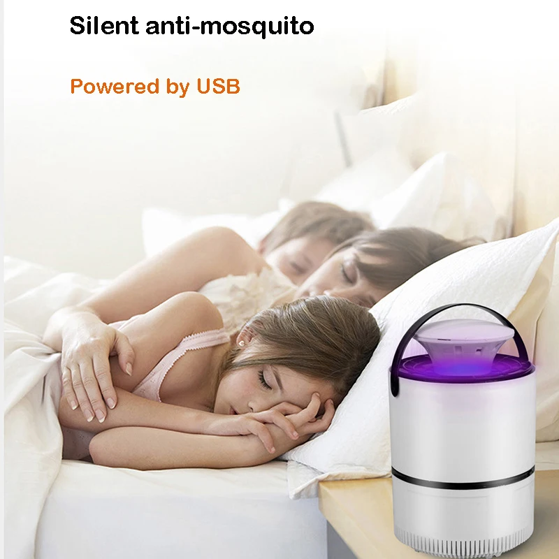 

USB Electronics Mosquito Killer Lamp Physical Silent Pest Control Mosquito Killer Fly Trap LED Light Lamp Safe and Comfortable