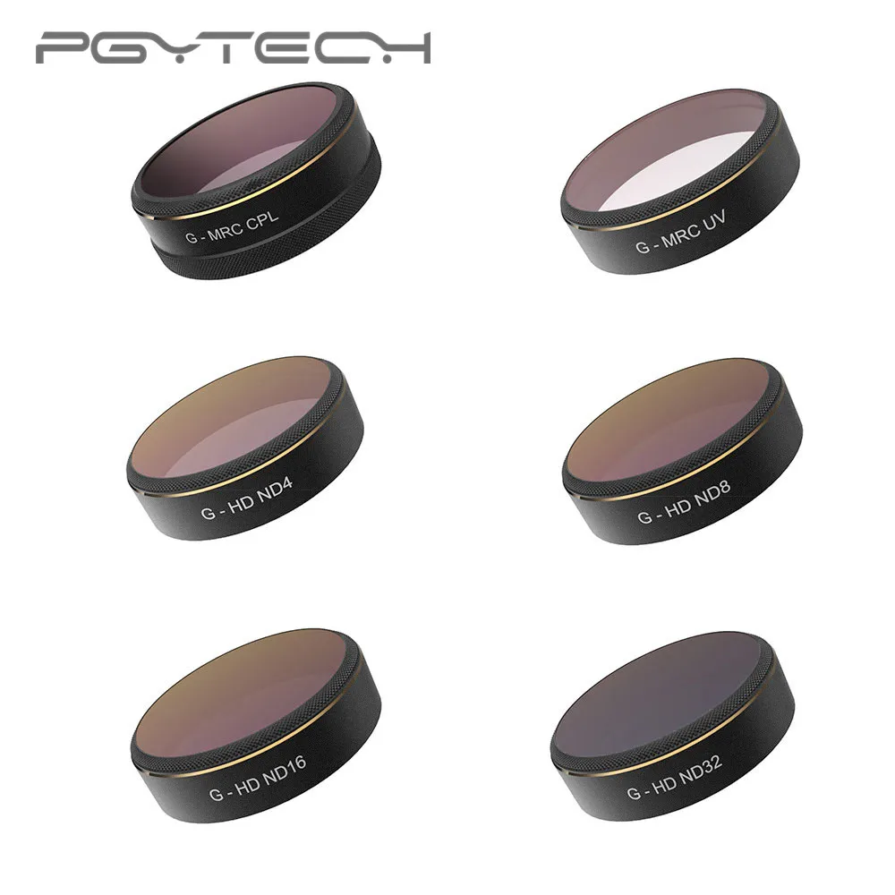 PGYTECH DJI Phantom 4 PRO ND Filter 6pcs/set UV/CPL/ND4/8/16/32 HD Drone Quadcopter Lens Filters for Phantom 4 PRO Accessories PGYTECH DJI Phantom 4 PRO ND Filter 6pcs/set UV/CPL/ND4/8/16/32 HD Drone Quadcopter Lens Filters for Phantom 4 PRO Accessories