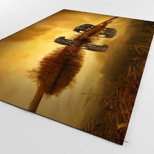 Иначе Африканский Закат Слоны на реке животные 3d принт нескользящей микрофибры Гостиная Декоративные Современные моющийся коврик мат