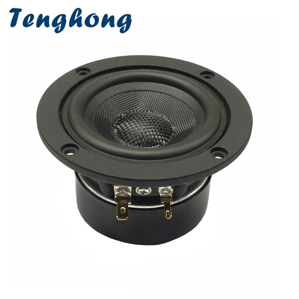Tenghong 1 шт. 3 дюймов полный спектр Динамик Hi-Fi 4/8Ohm 15 Вт стекловолокнистая тканая бассейна Bluetooth Аудио Громкий Динамик СЧ открытая сделай сам
