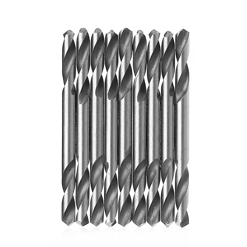 10 Шт./компл. 3.0/3.2/3.5/4.0/4.2/4.55.0/5.2 мм HSS Двухсторонние Спираль кручения Дрель