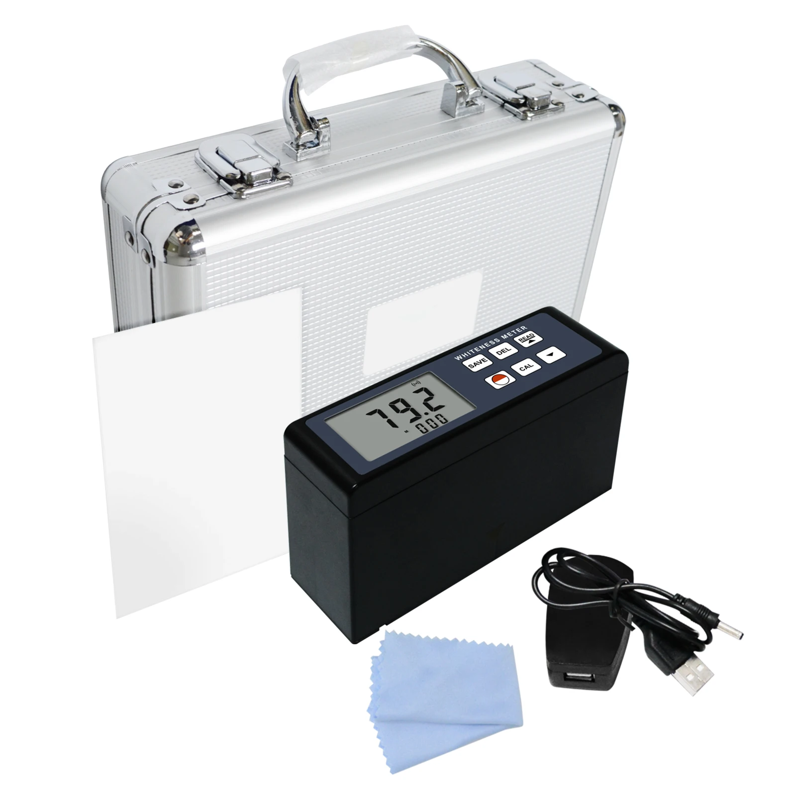 Измеритель Белизны Leucometer 0 ~ 120 градусов белого цвета тестер для краски бумаги