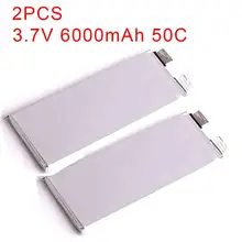 GTFDR Lipo Battery 1S 2S 3S 4S 3.7V 7.4V 11.1V 14.8V 6000mAh 50C Hard Case T TRX XT60 AKKU For TRX4 1/10 Car Drone dxf 50c 2s 5000mah 7 4v lipo hard case battery xt60 plug for rc car truck buggy boat heli and drone hard case
