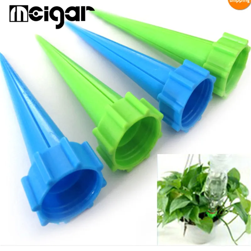 Automatic Plant Watering Funnel Water Drip Spikes Irrigation Indoor Outdoor 5Pcs