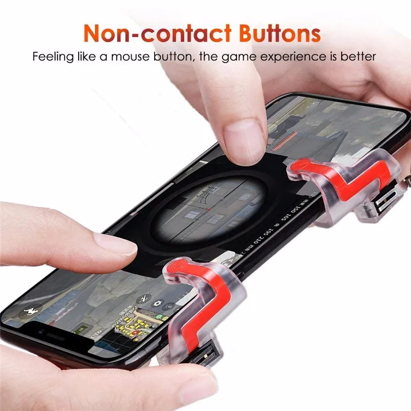 MN PUBG игровой контроллер геймпад джойстик L1 R1 портативный триггер стрельба геймпад для iPhone Android мобильный телефон