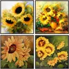 Counted Cross Stitch Kits Needlework Embroidery - 14 ct Aida DMC Color DIY Arts Handmade Home Decor - Sunflowers Collection ► Photo 1/5