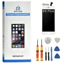 For iPhone 6S Plus Screen Replacement White Panel Sintron LCD Display Touch Screen Digitizer Assembly Repair including Free Tool For iPhone 6S Plus Screen Replacement White Panel Sintron LCD Display Touch Screen Digitizer Assembly Repair including Free Tool