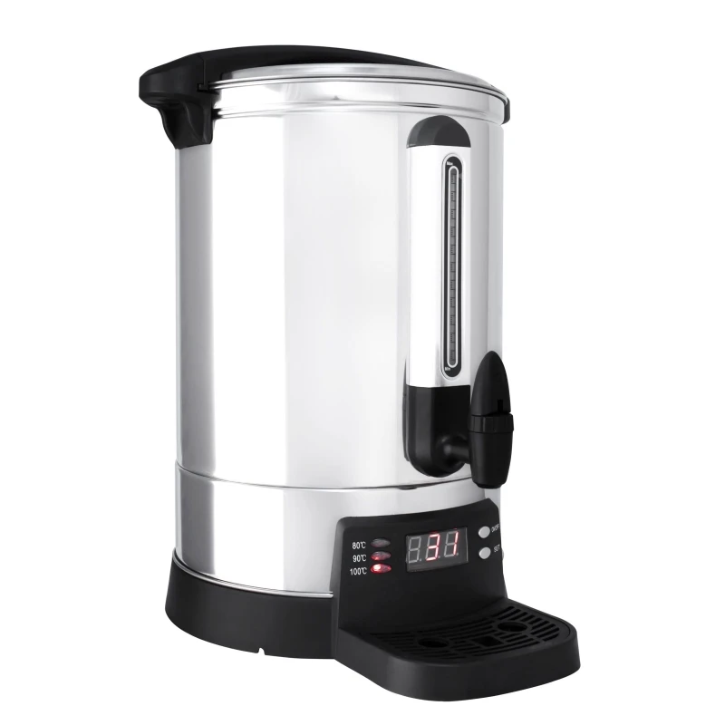 Термопот GEMLUX GL-WB-10DIS (Мощность 1500 Вт, объем 10 л, поддержание температуры, электронный терморегулятор, диапазон температур 30-110 С, корпус из нержавеющей стали)