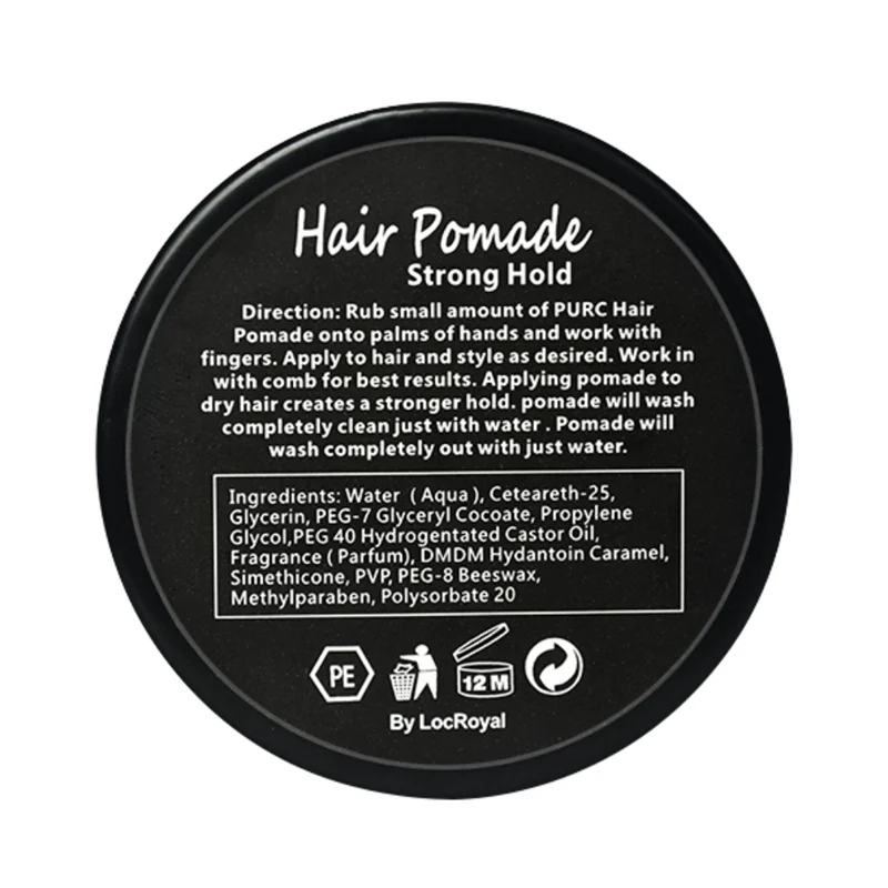 Men Strong Hold High Shine Natural Look Hair Pomade Ancient Hair Cream Product Hair Pomade For Hair Styling New Arrival Hot Sale