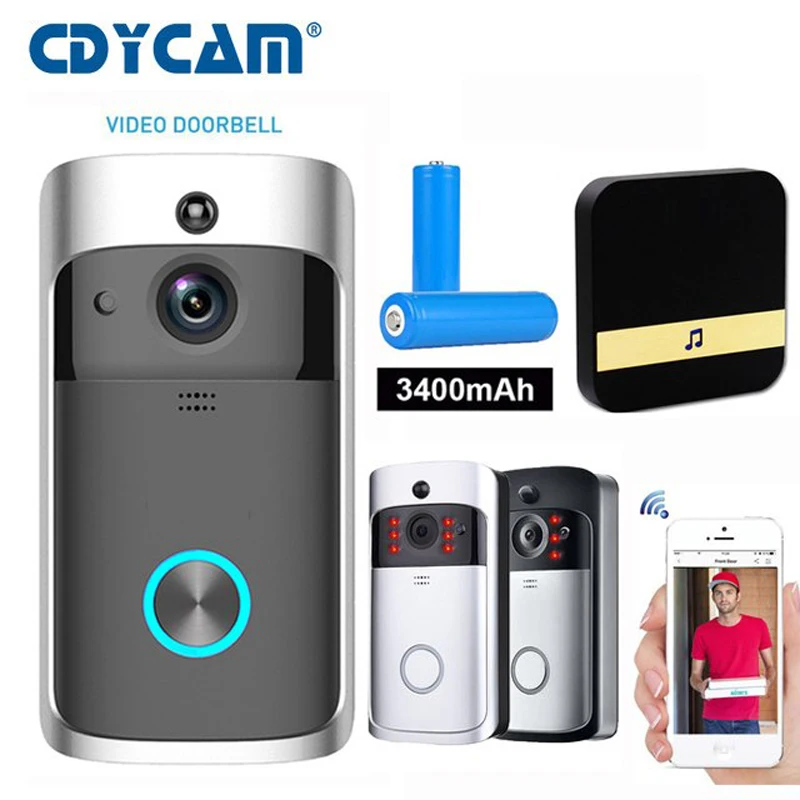 Wifi Doorbell Intercom Hd Pir Wireless Video Door Phone 720p