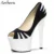 White 17cm Heel