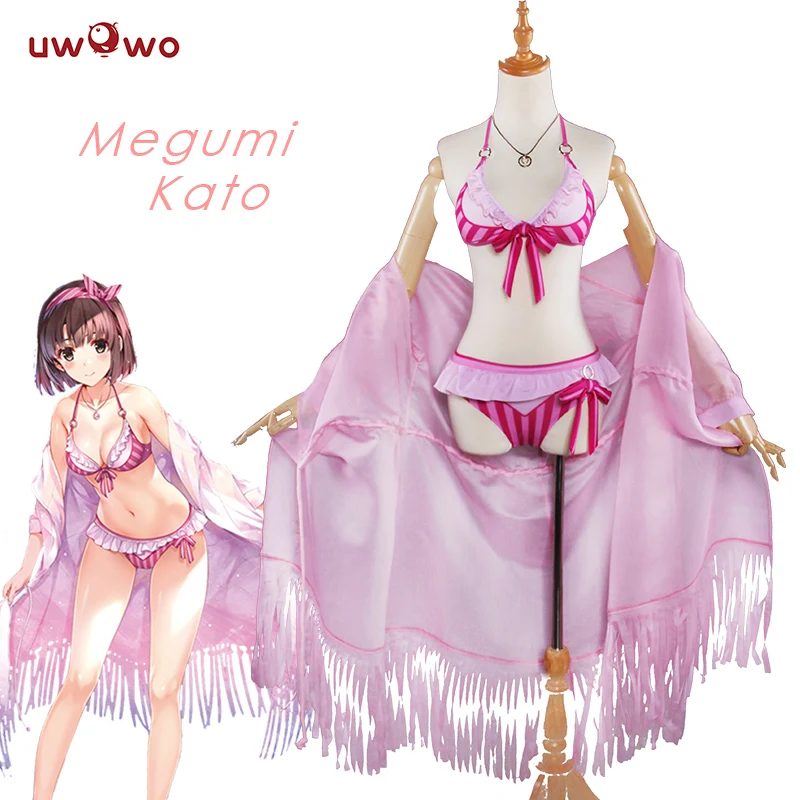 Сексуальный костюм купальник для женщин UWOWO Saekano как растить скучную подругу