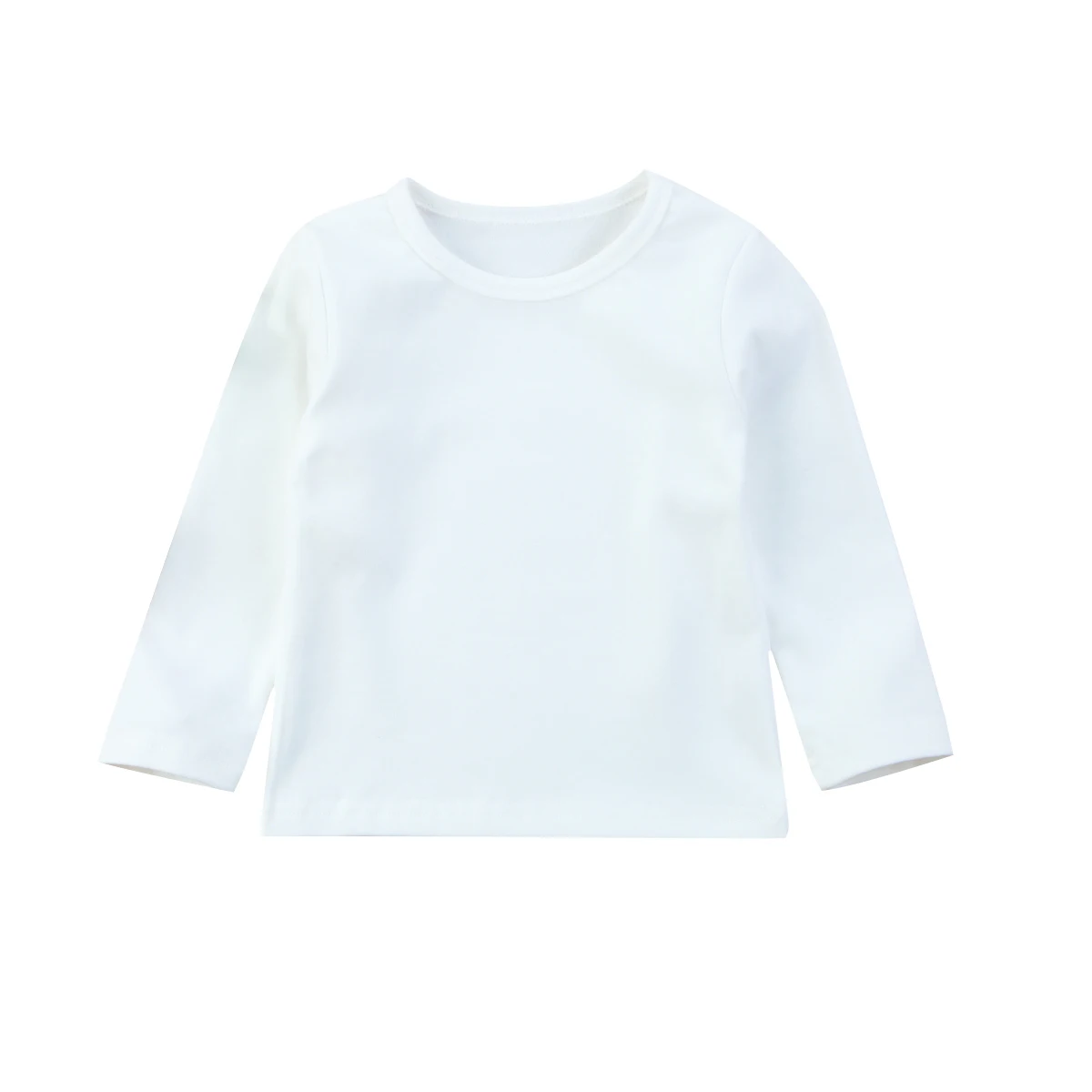 PUDCOCO/Новинка г.; одежда с длинными рукавами для новорожденных мальчиков и девочек; хлопковая Осенняя футболка; зимнее нижнее белье - Цвет: Белый