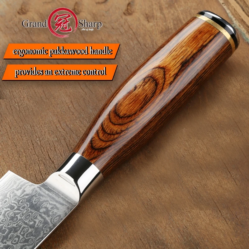 Набор кухонных ножей шеф повара Santoku универсальный нож для обвалки vg10 японские