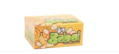 

BIG BABOL REAL BIG BUBBLE CHEWING GUM Banana VALENTINE GIFT PERFECT 100 pieces