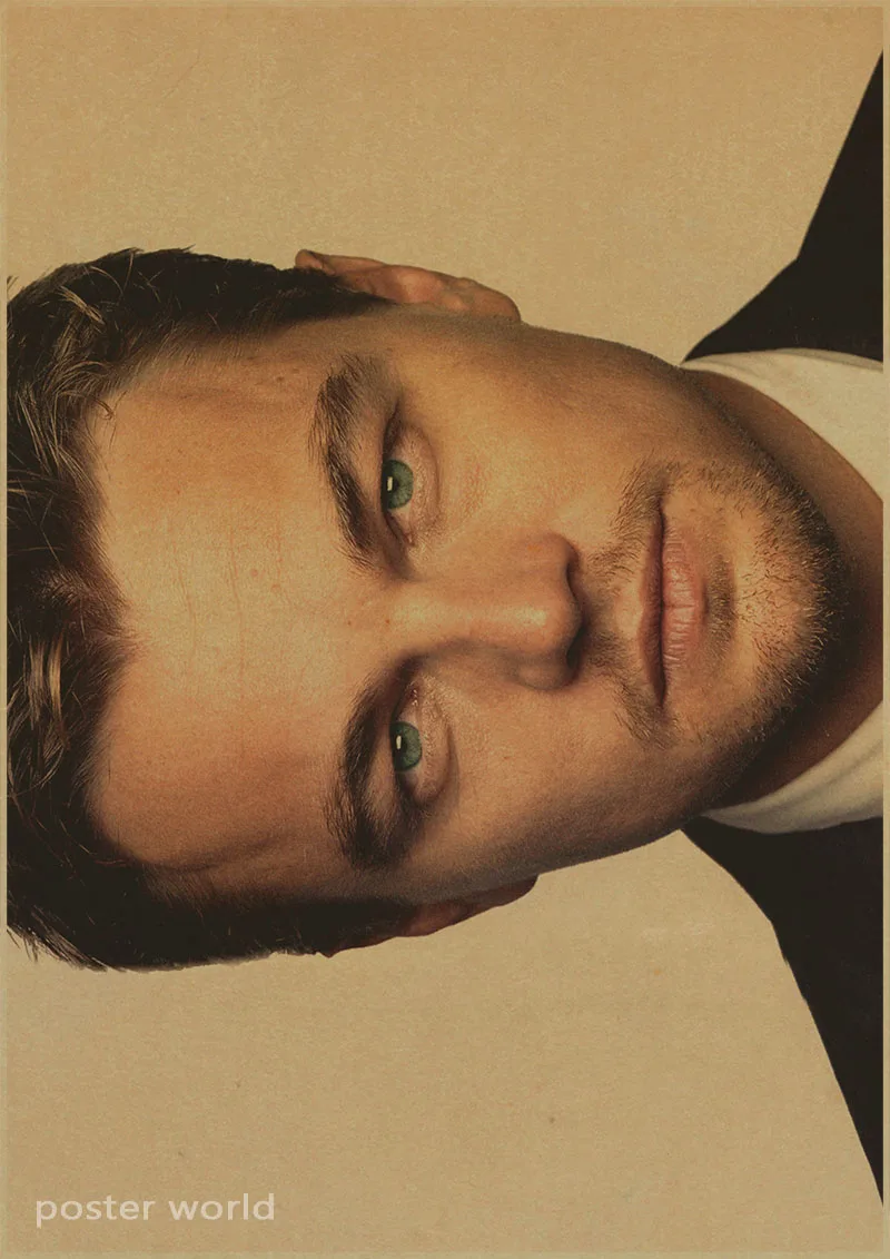 Leonardo DiCaprio киноплакат винтажный Ретро матовый крафт-бумага античный плакат Настенная Наклейка домашний декор - Цвет: B011