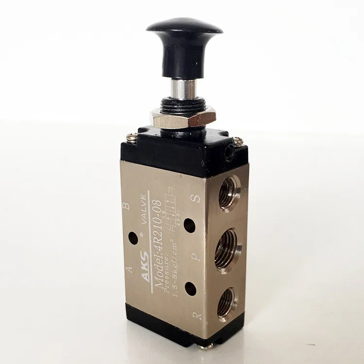 

Free Shipping 1/4" 2 Position 5 Port Air Manual valves 4R210-08 Pneumatic Control Valve