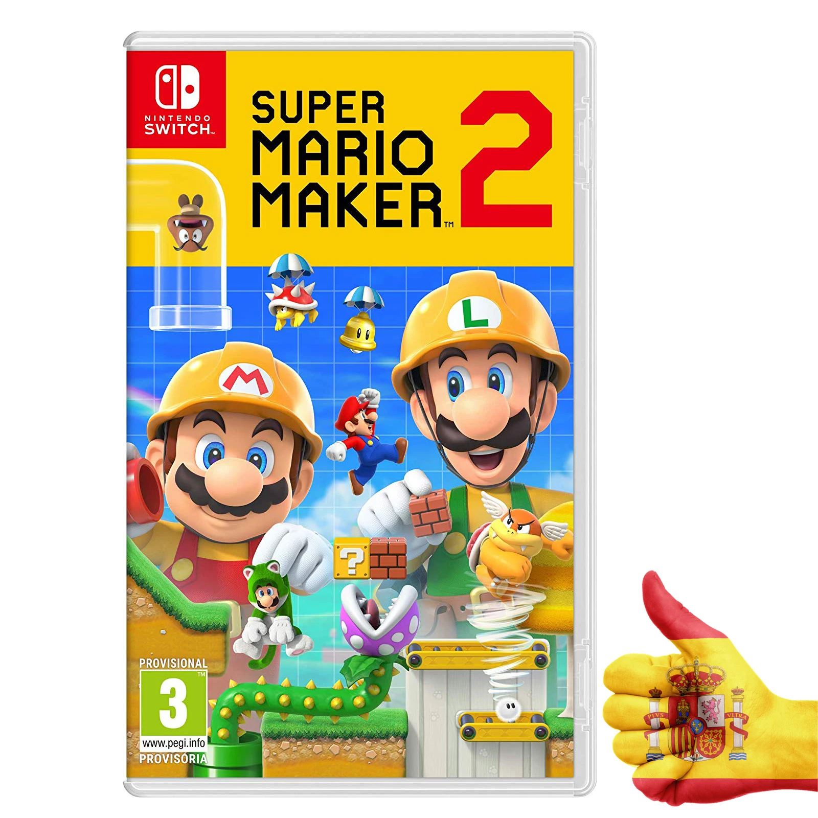 Super Mario Maker 2 Gioco Interruttore Fisico Per Nintendo Switch Trasporto Libero Dalla Spagna