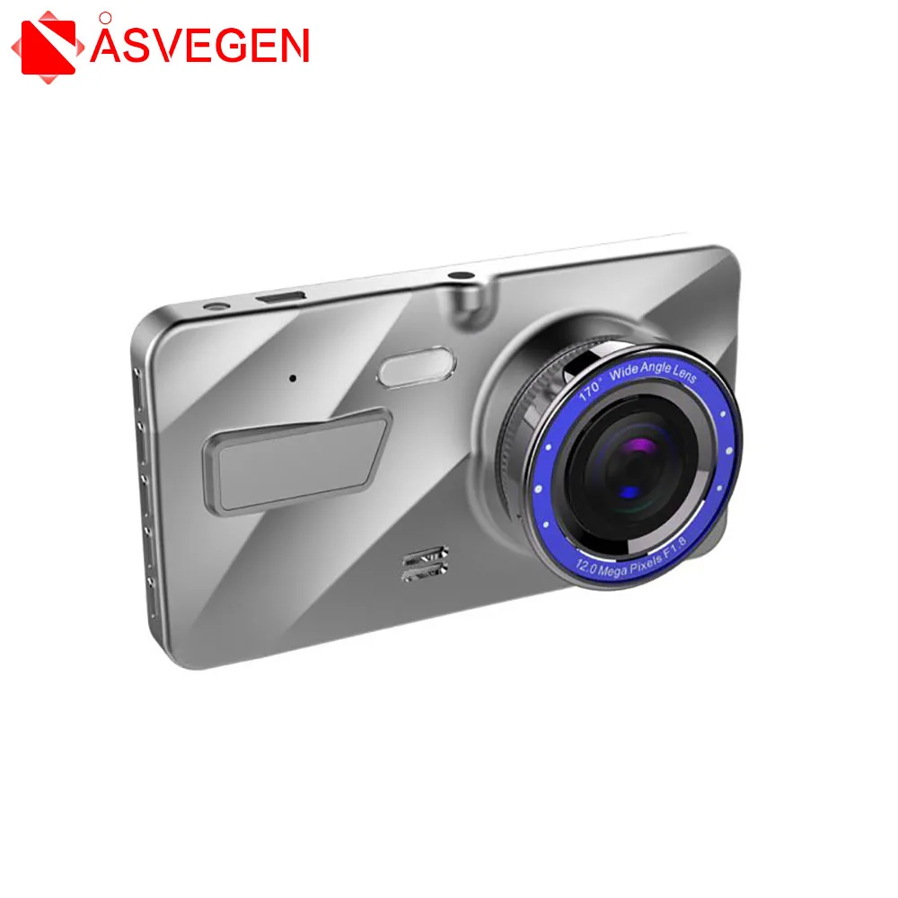 

New dual lens DVR reversing camera image IPS screen HD 1080P 4 inch driving recorder