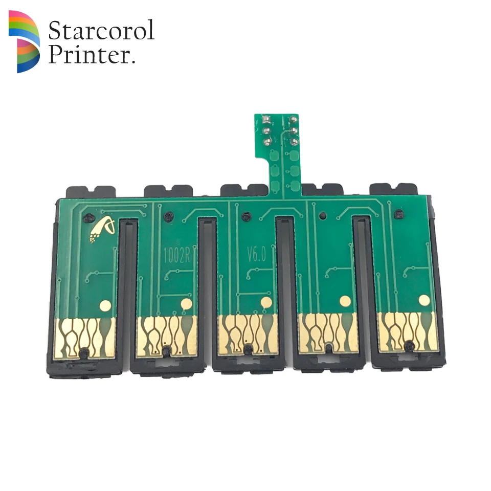 

StarcolorUP 5PCS T0711(2) 1003 1004 Combo ARC chip with chip holder for CISS compatible for EPSON B1100 BX310FN Printer