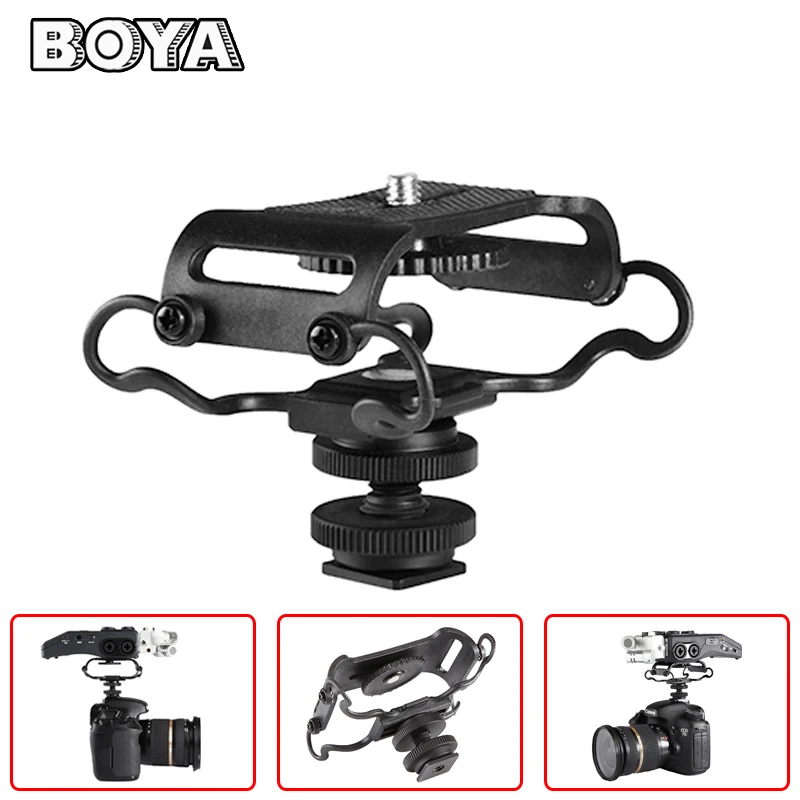 BOYA BY-C10 микрофон Шок крепление Shockmount для зум H1 H4n H5 H6 Olympus Tascam Sony pcm-m10 DR-40 DR-05 |