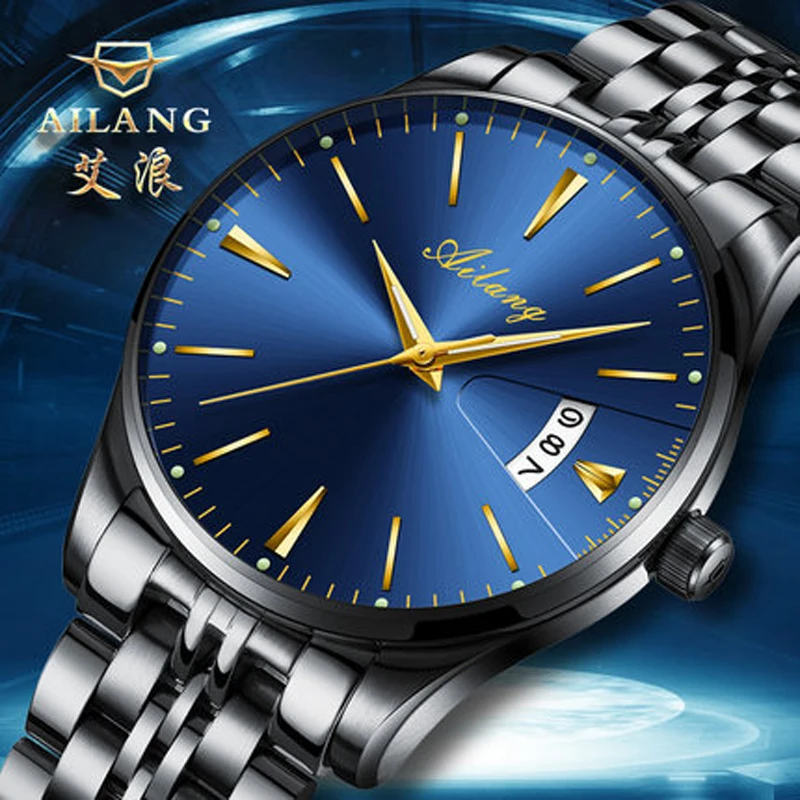 AILANG Full Calendar Tourbillon Automatic Date Mechanical Mens Watches Top Brand Luxury Wrist Watch erkek kol saati Montre Homme AILANG Full Calendar Tourbillon Automatic Date Mechanical Mens Watches Top Brand Luxury Wrist Watch erkek kol saati Montre Homme